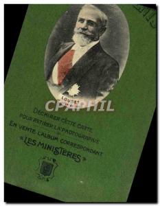 Old Postcard Loubet President of the Republic