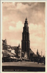 Netherlands Groningen Martinitoren Vintage RPPC C173