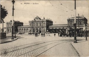 CPA REIMS la Gare (991025)