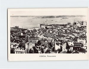 Postcard Panorama Lisbon Portugal