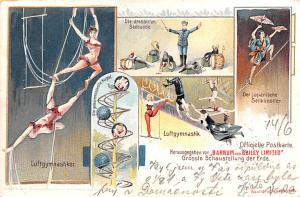 Acrobats Trapeze Ringling Brothers & Barnum & Bailey Postal Used Unknown 