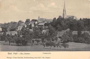 Bad Hall Austria Totalansicht Scenic View Historic Bldg Antique Postcard K19037