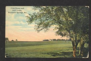 EXCELSIOR SPRINGS MISSOURI CLUB HOUSE GOLF LIKS GOLF COURSE VINTAGE POSTCARD