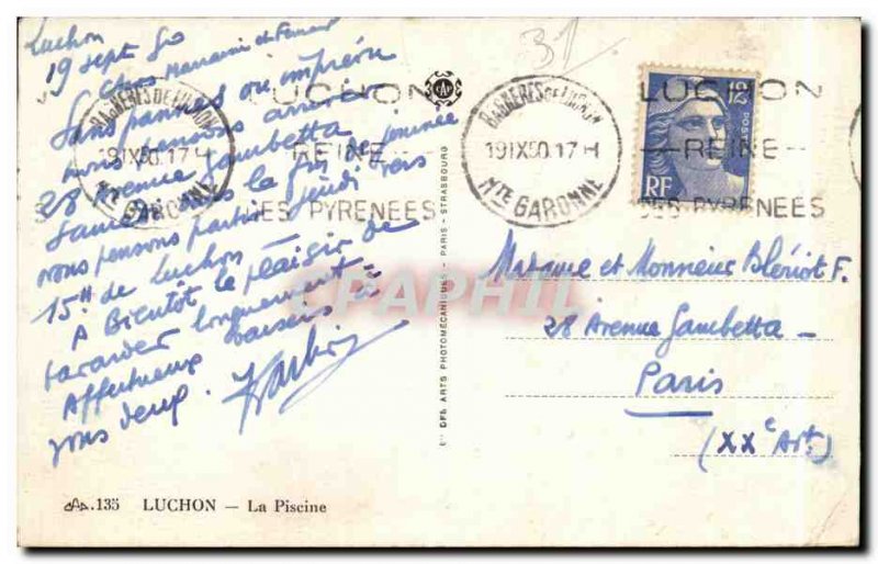 Luchon - Swimming Pool - Swimming Pool - Old Postcard