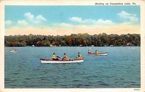 Boating on Canadohta Lake Canadohta Lake, Pennsylvania PA  