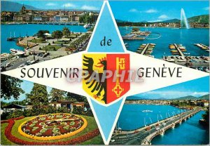 Modern Postcard Geneva