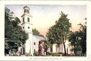 Postcard CHURCH SCENE Richmond Virginia VA AI4257