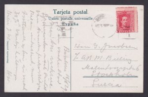 SPAIN, Vintge postcard, Barcelona, Columbus Monument