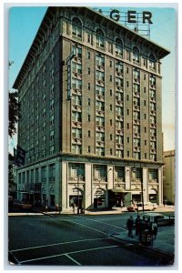 1967 Manger Hotel Congress Bull Street Savannah Geogia GA Vintage Postcard