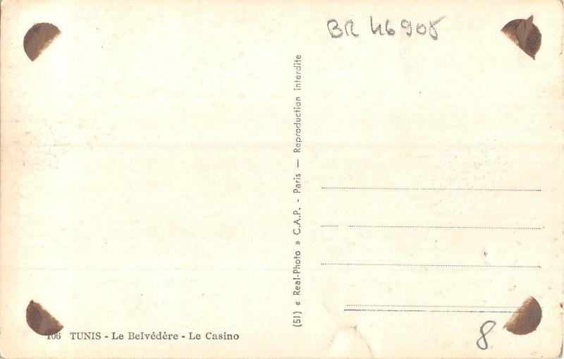 BR46905 Tunis le belvedere le casino   Tunisia