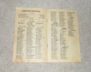 1941 ORLANDO AIR BASE FORCE THANKSGIVING DINNER MENU 26TH SQUADRON FLORIDA FL