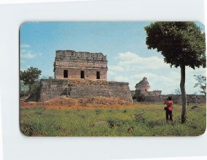 Postcard Chichanchob (the Red House), Chichén Itzá, Mexico