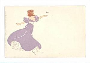 LP37    Meissner & Buch, Artist signed  HP  Postcard,