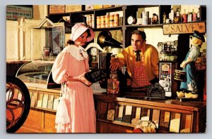 California Mike Roberts Turn Of Century Country Store Interior Unposted Postcard