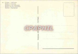 Modern Postcard Portugal Fatima Basilica and colonnades