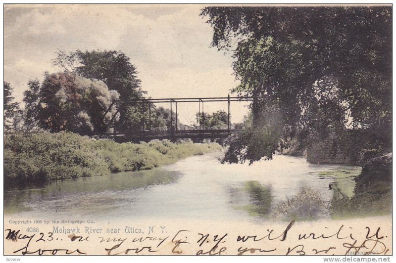 Scenic view, Mohawk River near Utica,  New York, PU_1905