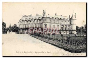 Old Postcard Chateau de Rambouillet Fronts South and West