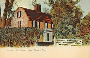 DANVERS MA~OLD PUTNAM HOUSE~1900s  ROTOGRAPH TINTED PHOTO POSTCARD