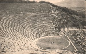 Greek City Argolis Greece, Ancient Theatre of Epidaurus, Vintage Postcard