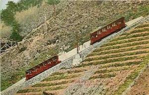 Japan, Mount Hiei, Two Cable Cars, Postally Unused