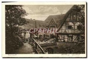 Old Postcard Eisenach Wartburg Gasthof