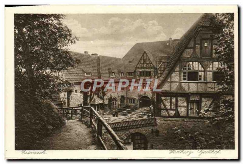 Old Postcard Eisenach Wartburg Gasthof