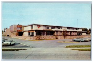 1970 YMCA Building North Shore Drive Classic Car South Bend Indiana IN Postcard