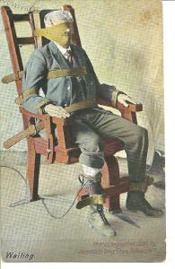 1913 Waiting ~ Electric Chair !