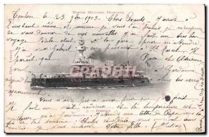 Old Postcard Boat War Brennus