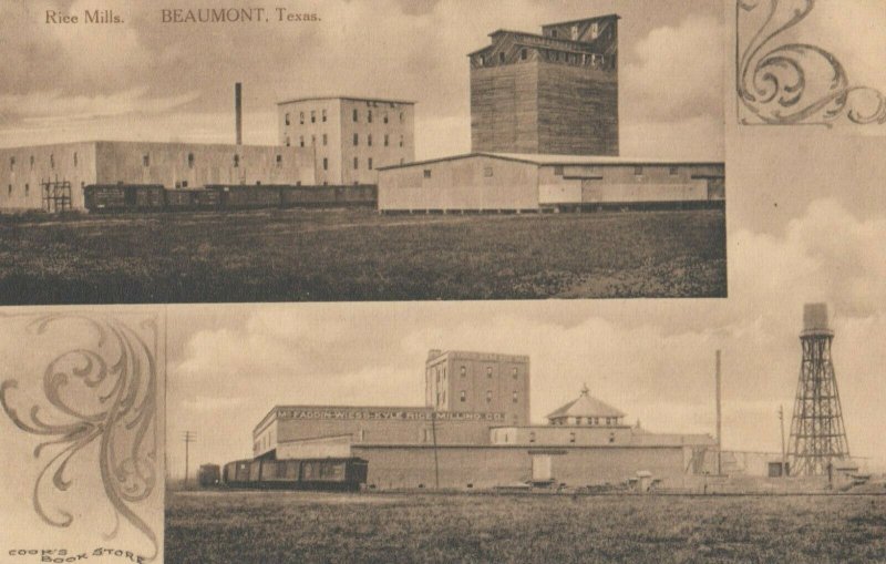 BEAUMONT , Texas , 1900-10s ; Rice Mills