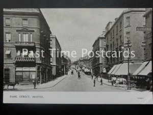 Bristol PARK STREET shows BARR SON & Co. Saddlers & L&SWR Railway Cart c1905