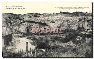 Old Postcard Fort de Douaumont Army