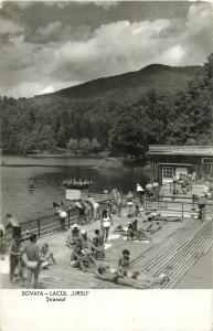 Romania Sovata Strandul Ursu lake