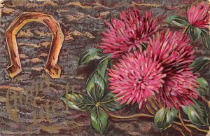 Flowers and horseshoe Luck 1909 