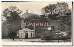 Old Postcard The Pau Funicular And I & # 39Hotel De France