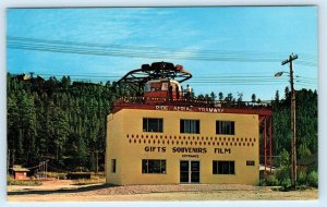 CUSTER, South Dakota SD ~ Gift Shop BIG ROCK AERIAL TRAMWAY c1960s  Postcard