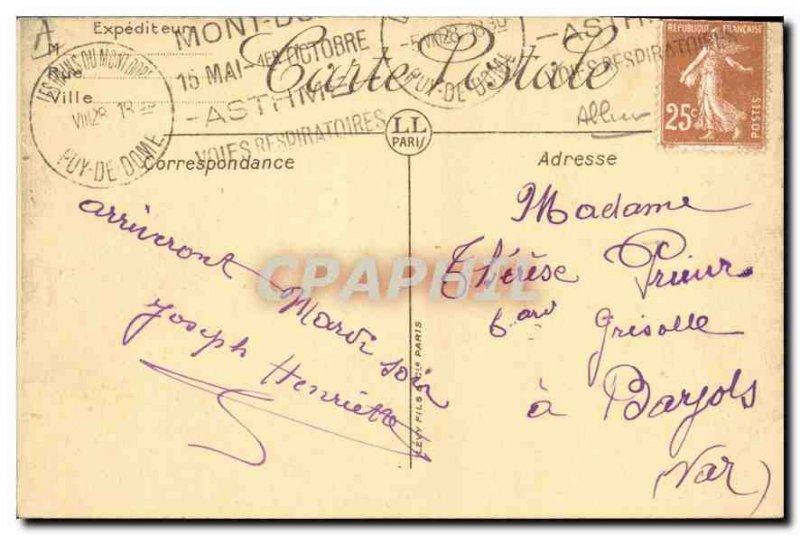 Old Postcard Folklore The BOURBONNAIS SCENIC-A baptism