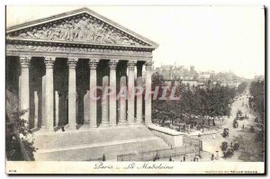 Old Postcard Paris La Madeleine