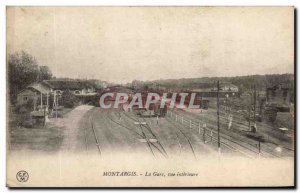 Old Postcard Montargis Train Train Inner View