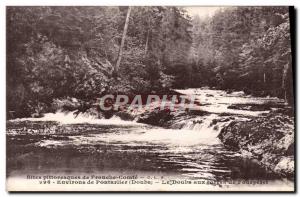 Old Postcard Around The Doubs Pontarlier to gorge Fourperet