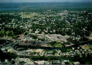 Aerial View Of Westerly Rhode Island and Pawcatuck Connecticut