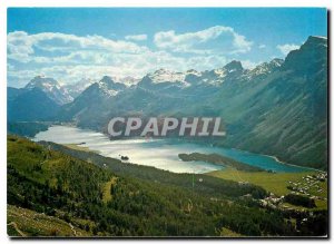 Postcard Modern Furtschellas Bergstation 2311 msm Oberengadin Sils Silsersee