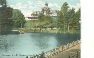 Brunswick  Maine Merrymeeting Park & Casino  UDB Postcard Unused