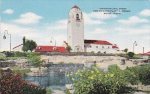 Idaho Boise Union Pacific Depot and Howard Platt Gardens 1948