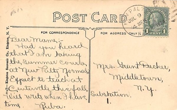 State Normal School New Paltz, New York