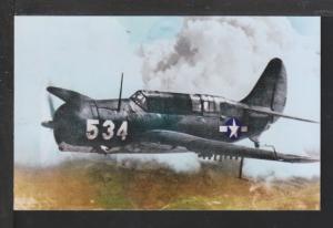 Curtis SB2C Helldiver Postcard 