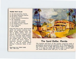 Postcard  The Sand Dollar, St. Petersburg, Florida