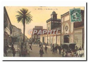 Algeria Bone Old Postcard The march