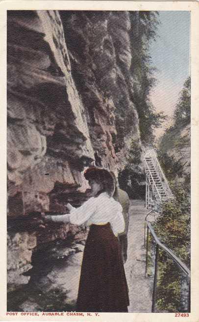 At Post Office - Ausable Chasm, Adirondacks, New York - WB