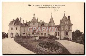 Old Postcard Confines of Dordogne and Haute Vienne Castle Rock